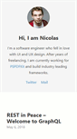 Mobile Screenshot of nicolasdular.com